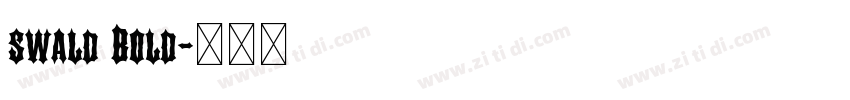 swald Bold字体转换 swald Bold字体转换